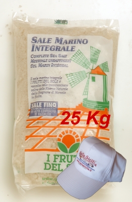 Sale marino integrale fino 25 Kg